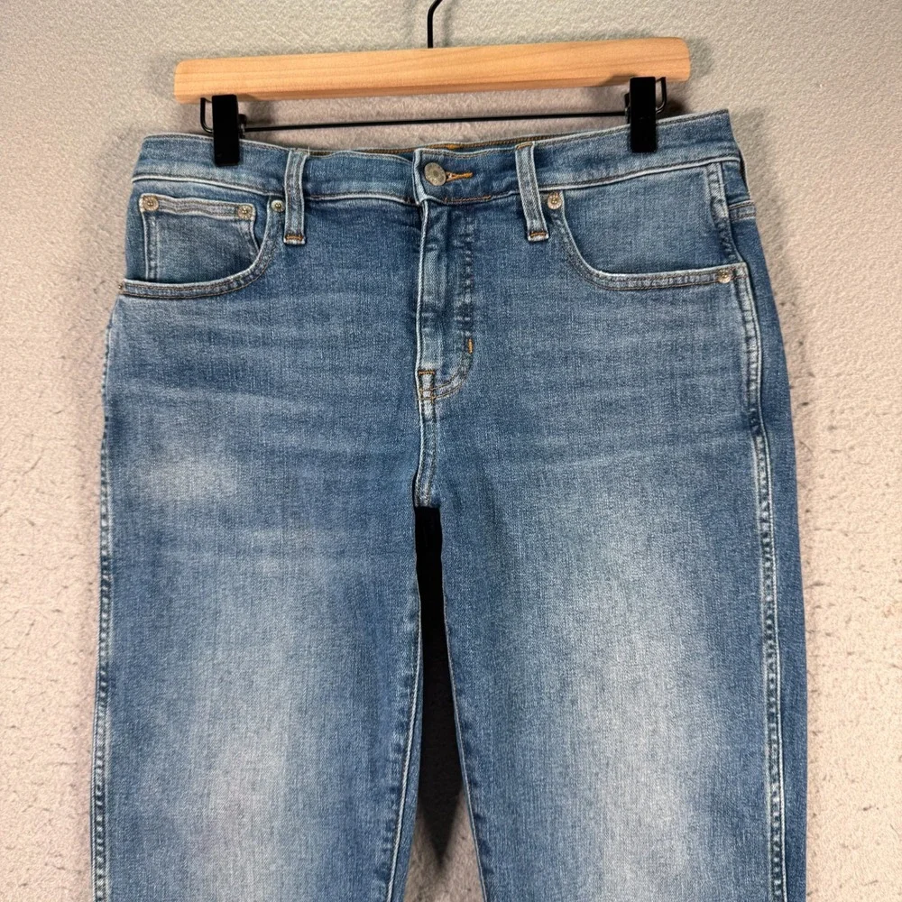 J.Crew Vintage Slim Straight Jeans Mens 30T Blue Lightwash‎ Denim Comfort Heavy